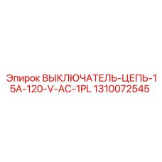 1310072545 ВЫКЛЮЧАТЕЛЬ-ЦЕПЬ-15A-120-V-AC-1PL Epiroc