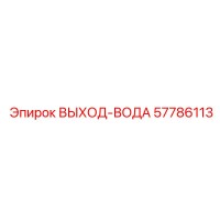 57786113 ВЫХОД-ВОДА Epiroc