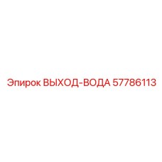 57786113 ВЫХОД-ВОДА Epiroc