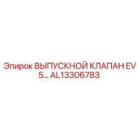 AL13306783 ВЫПУСКНОЙ КЛАПАН EV5… Epiroc