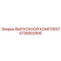 5726802906 ВЫПУСКНОЙ КОМПЛЕКТ Epiroc