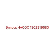 1302319580 НАСОС Epiroc