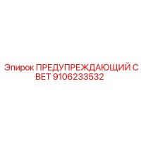 9106233532 ПРЕДУПРЕЖДАЮЩИЙ СВЕТ Epiroc