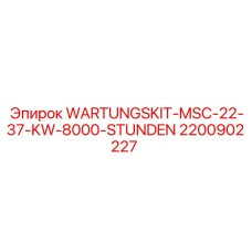 Оригинальный комплект WARTUNGSKIT-MSC-22-37-KW-8000-STUNDEN Epiroc 2200902227