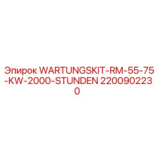 Комплект обслуживания WARTUNGSKIT-RM-55-75-KW-2000-STUNDEN Epiroc 2200902230