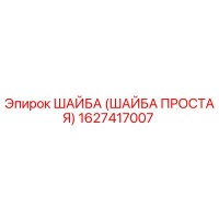 1627417007 ШАЙБА (ШАЙБА ПРОСТАЯ) Epiroc