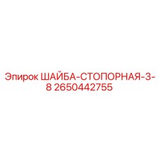 2650442755 ШАЙБА-СТОПОРНАЯ-3-8 Epiroc