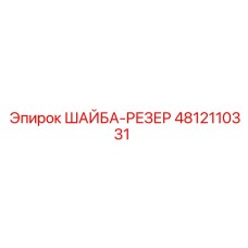 4812110331 ШАЙБА-РЕЗЕР Epiroc