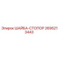 2695213443 ШАЙБА-СТОПОР Epiroc
