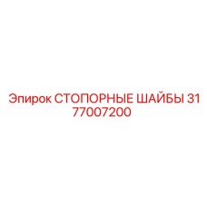 3177007200 СТОПОРНЫЕ ШАЙБЫ Epiroc