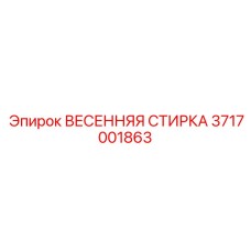 3717001863 ВЕСЕННЯЯ СТИРКА Epiroc