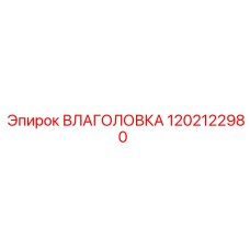 1202122980 ВЛАГОЛОВКА Epiroc