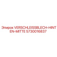 5730016837 VERSCHLEISSBLECH-HINTEN-MITTE Epiroc