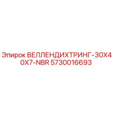 5730016693 ВЕЛЛЕНДИХТРИНГ-30X40X7-NBR Epiroc