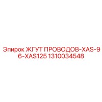 1310034548 ЖГУТ ПРОВОДОВ-XAS-96-XAS125 от Epiroc