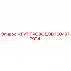 1604377904 ЖГУТ ПРОВОДОВ Epiroc