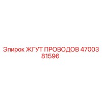 4700381596 ЖГУТ ПРОВОДОВ Epiroc