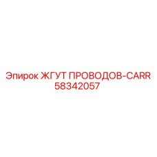58342057 ЖГУТ ПРОВОДОВ-CARR Epiroc