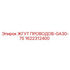 1622312400 ЖГУТ ПРОВОДОВ-GA30-75 Epiroc