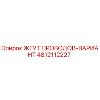 4812112227 ЖГУТ ПРОВОДОВ-ВАРИАНТ Epiroc