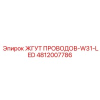 4812007786 ЖГУТ ПРОВОДОВ-W31-LED Epiroc