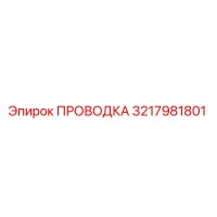 3217981801 ПРОВОДКА Epiroc