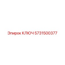 5731500377 КЛЮЧ Эпирок