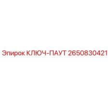 2650830421 КЛЮЧ-ПАУТ Epiroc