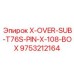 Переходник X-OVER-SUB-T76S-PIN-X-108-BOX с карбидным покрытием