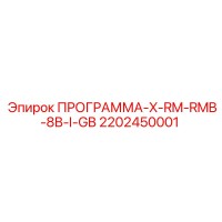 2202450001 ПРОГРАММА-X-RM-RMB-8B-I-GB Epiroc