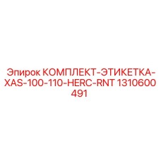 1310600491 КОМПЛЕКТ-ЭТИКЕТКА-XAS-100-110-HERC-RNT Epiroc