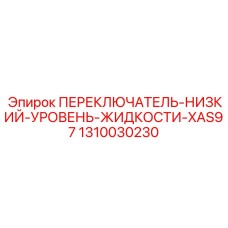 1310030230 ПЕРЕКЛЮЧАТЕЛЬ-НИЗКИЙ-УРОВЕНЬ-ЖИДКОСТИ-XAS97 Epiroc