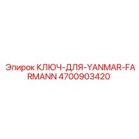 4700903420 КЛЮЧ-ДЛЯ-YANMAR-FARMANN Epiroc