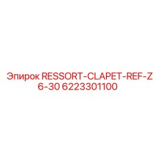 6223301100 RESSORT-CLAPET-REF-Z6-30 Epiroc