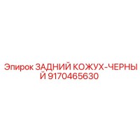 9170465630 ЗАДНИЙ КОЖУХ-ЧЕРНЫЙ - Epiroc