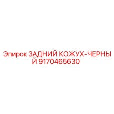 9170465630 ЗАДНИЙ КОЖУХ-ЧЕРНЫЙ - Epiroc