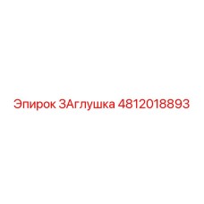 4812018893 ЗАглушка Epiroc