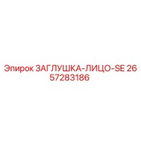 2657283186 ЗАГЛУШКА-ЛИЦО-SE Epiroc