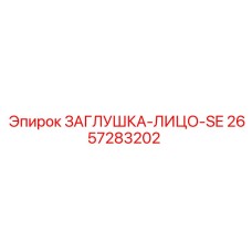 2657283202 ЗАГЛУШКА-ЛИЦО-SE Epiroc