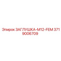 3719006709 ЗАГЛУШКА-M12-FEM Epiroc