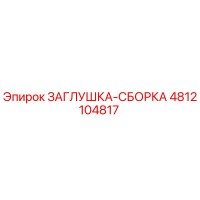 4812104817 ЗАГЛУШКА-СБОРКА Epiroc