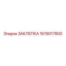 1619017800 ЗАКЛЕПКА Epiroc