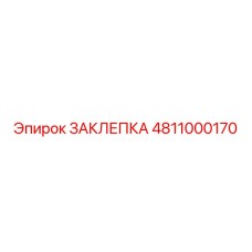 4811000170 ЗАКЛЕПКА Epiroc