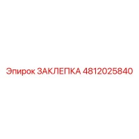 4812025840 ЗАКЛЕПКА Epiroc