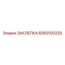 6060100225 ЗАКЛЕПКА Epiroc