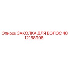 4812158998 ЗАКОЛКА ДЛЯ ВОЛОС Epiroc