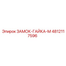 4812117596 ЗАМОК-ГАЙКА-М Epiroc