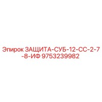 9753239982 ЗАЩИТА-СУБ-12-СС-2-7-8-ИФ Epiroc