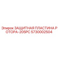 5730002504 ЗАЩИТНАЯ ПЛАСТИНА РОТОРА-205PC Epiroc
