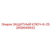 2658549932 ZASHCHITNY KLUCH-6-25 Epiroc